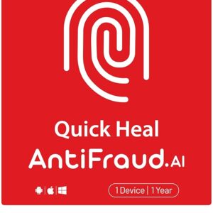 Quick Heal AntiFraud.AI| All-in-one solution for fraud prevention| Fraud Call and Banking Fraud Alert| Android/iOS/Windows Devices| Email Delivery in 1 Hour.(NEW LAUNCH)