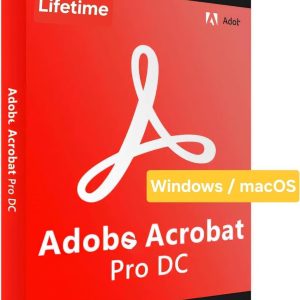 Acrobat DC Pro 2024 PDF Reader & Editor (New) PremiuM Software (for Win OR MacOS) | (Pre-Activated) Advanced PDF Tools: Edit, Convert, Sign, Secure | Offline Use | Lifetime Validity | Unlimited Reinstallations