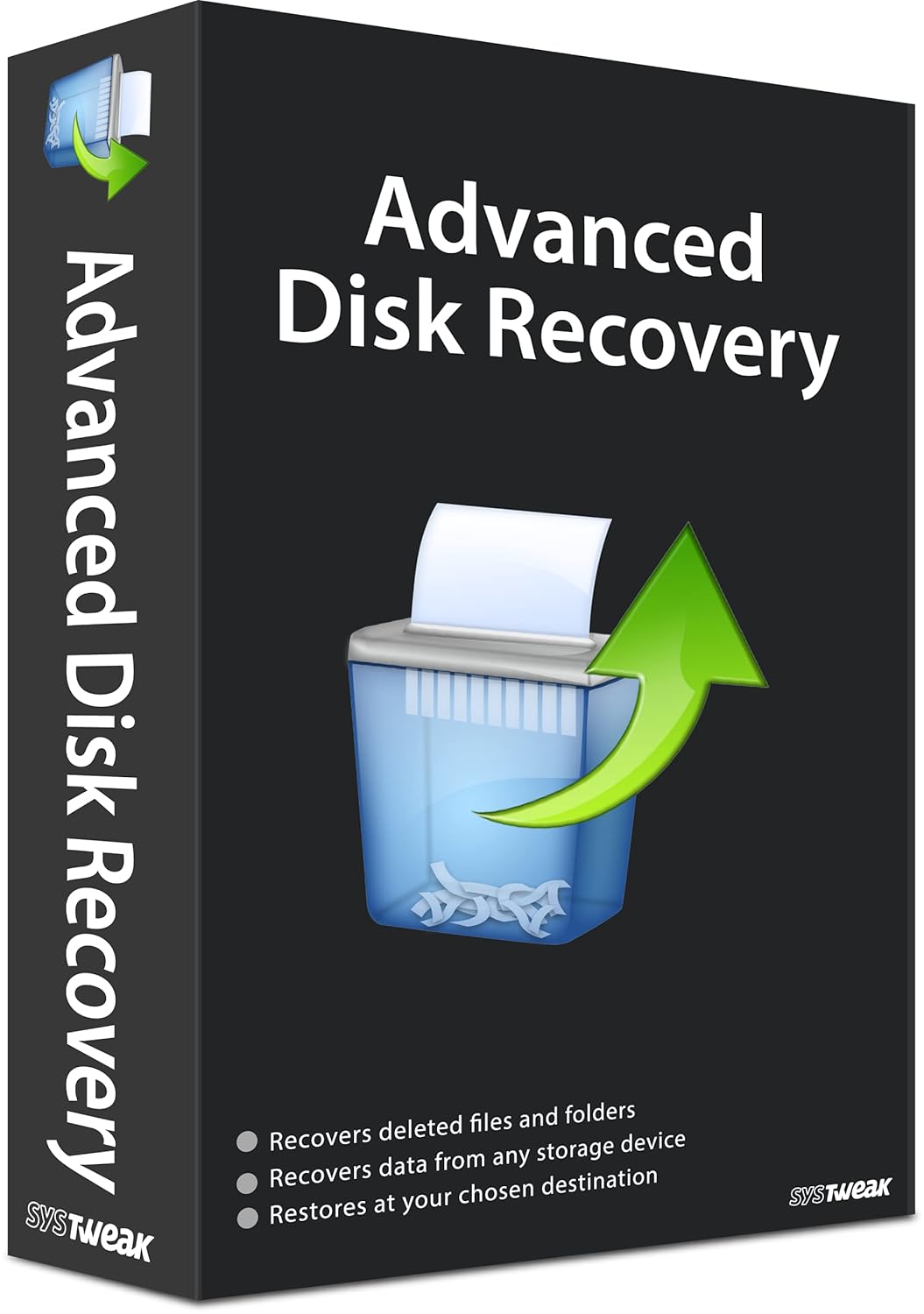 Systweak Advanced Disk Recovery Software 1 PC 1 Year | Recover Deleted Photos, Videos, Audios, Documents & Other Files from Windows PC | USB | External Hard disk