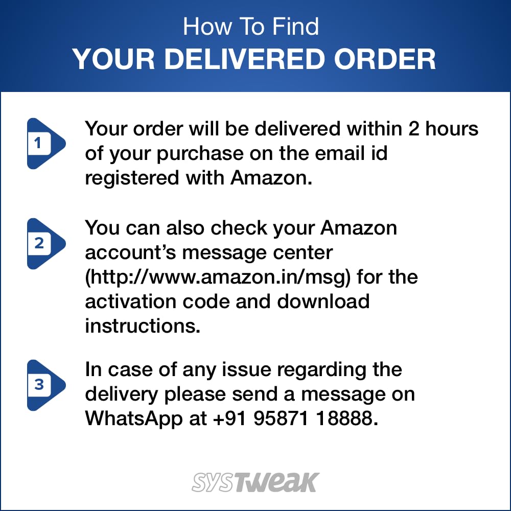 Systweak Advanced Disk Recovery Software 1 PC 1 Year | Recover Deleted Photos, Videos, Audios, Documents & Other Files from Windows PC | USB | External Hard disk - Image 2